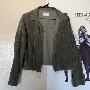 Cropped American Eagle Button Down